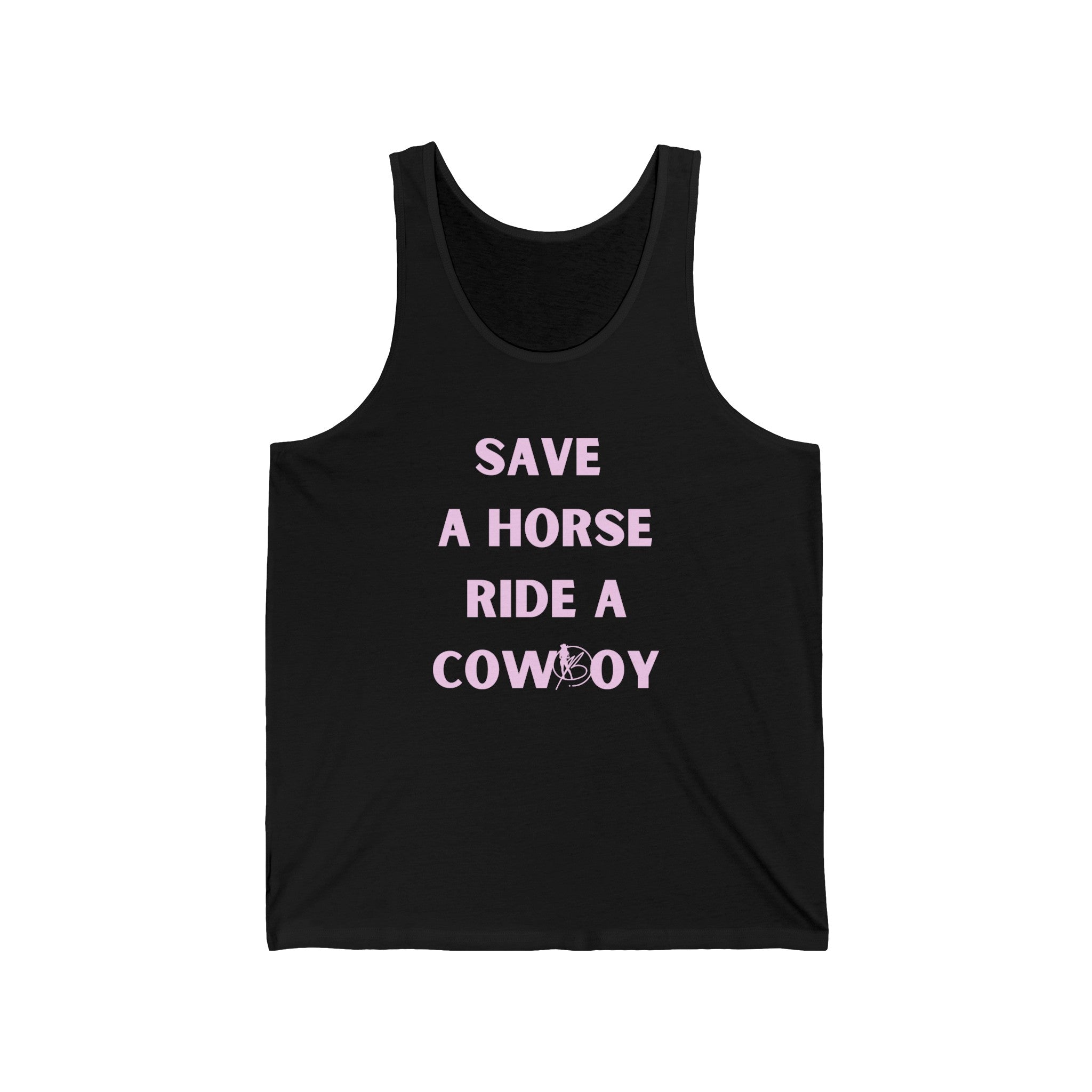 Stallion Statement Men’s Tank: 'Save a Horse, Ride a Cowboy