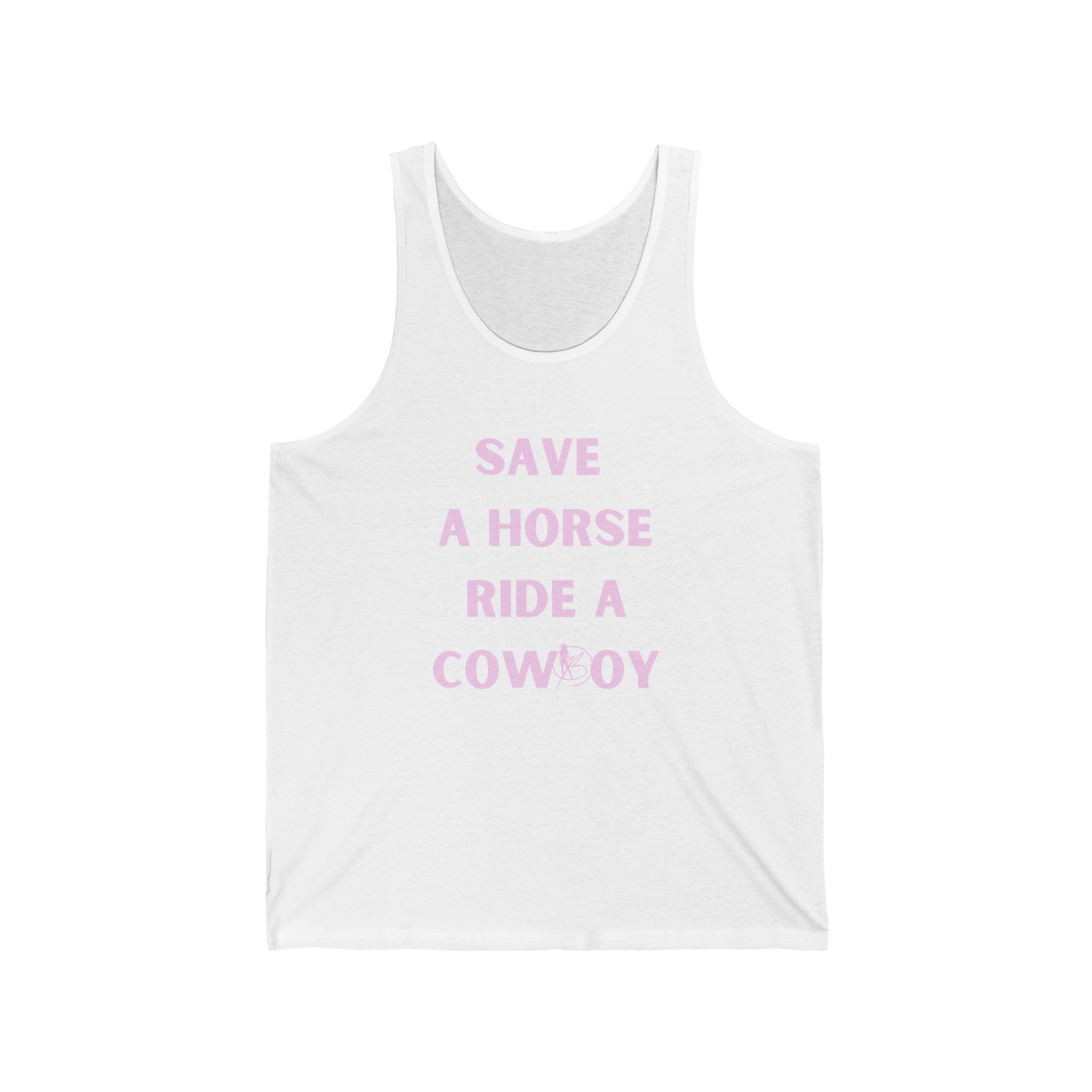 Stallion Statement Men’s Tank: 'Save a Horse, Ride a Cowboy